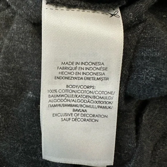 Polo by Ralph Lauren Men's Charcoal V-Neck Tee size 3XB - Picture 4 of 5